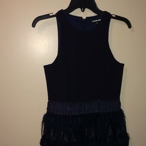 ⚜️New With Tag Blue Gianni Bini Feather Dress